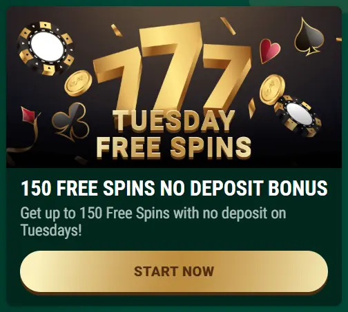 150 Free Spins No Deposit Bonus